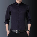 Purple Print Shirts / L 56-65 KG