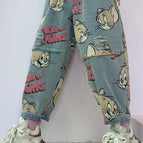 Picture colored pant / One Size
