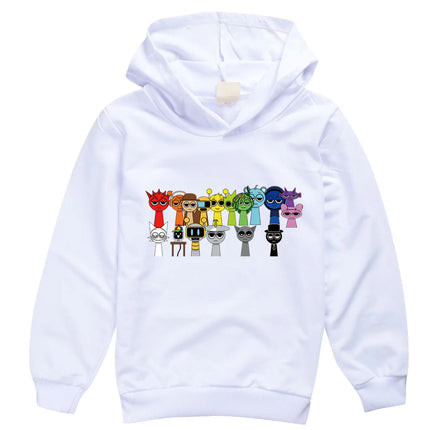 Incredibox Sprunki Hoodie for Kids Hoody Sweatshirts for Teen Boys Cartoon Coats for Girls, Casual Outerwear for Baby, Game, Hot