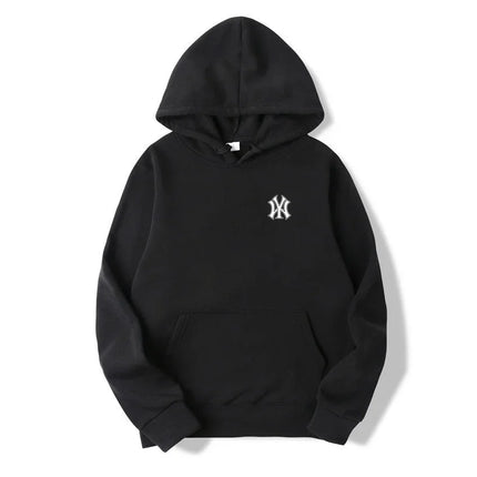 Men's and Women's Casual Fashion Trend Fleece Hooded Hoodies Spring Fall Outdoor Sweatshirt Popular Font Print Pullovers Coat