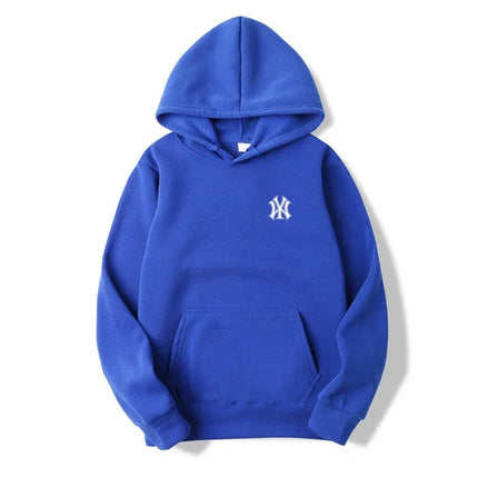 Men's and Women's Casual Fashion Trend Fleece Hooded Hoodies Spring Fall Outdoor Sweatshirt Popular Font Print Pullovers Coat