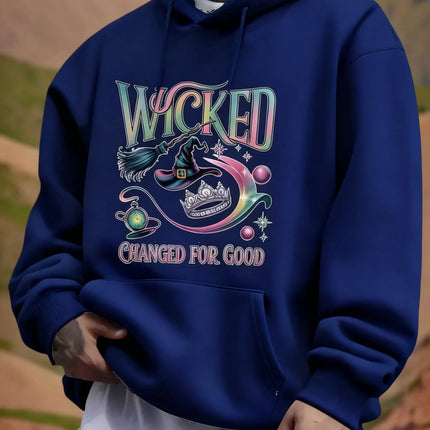 Men's and Boys' "Wicked" Musical-Inspired Hoodies - "Wicked Changed For Good" Graphic Print