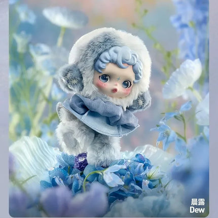 2025 Original Skullpanda Light Weaving Garden Series SP Vinyl Face Plush pendent doll blind box Mystery Box Collection Toys Gift