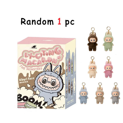 1-7pcs NEW Abubu The Monsters V3 Series Blind Plush Box, Vinyl Base Toy, Animated Characters, Mysterious Surprise Box, Keychain.