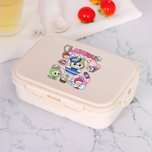 Lunch Bag Cartoon Crystal Sticker Warming Box Portable Outdoor Picnic Food Storage Bags Large Capacity Bento Boxs Gifts