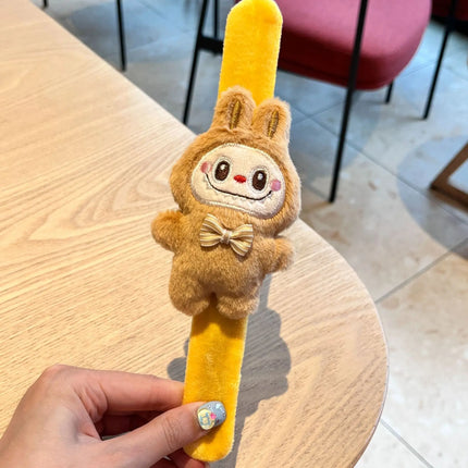 2025 New Cute Plush Pop Ring Bracelet Cartoon Doll Girlfriend Couple Bracelet Creative Gift for Women