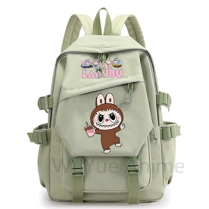 Cartoon Printed Backpack Lightweight Bookbag Student Children Waterproof Schoolbag Large Capacity Bagpack Women Travel Bag Gift