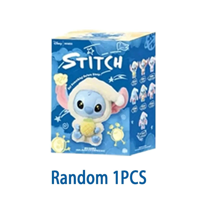 New Stitch Blind Box Bag Eat Some Thing Before Sleep Series Vinyl Pendant Cute Doll Mystery Box Fluffy Doll Birthday Gift