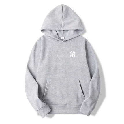 Men's and Women's Casual Fashion Trend Fleece Hooded Hoodies Spring Fall Outdoor Sweatshirt Popular Font Print Pullovers Coat