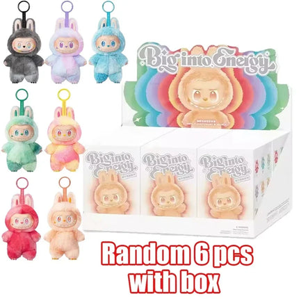 For Labubu Monster Exquisite Collection Series Blind Box Teddy Fluffy Toy Animated Character Face Doll Mystery Surprise Present