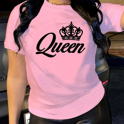 Summer Women's T-shirt Casual Black Short Sleeved Tee Korean Printed Loose Top Design Clothes Madam Oversizeed Simple Tshirts