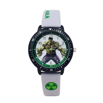Disney Spider man Children Watches Captain Leather Quartz Kids WristWatch The Men Clock Gifts Toys