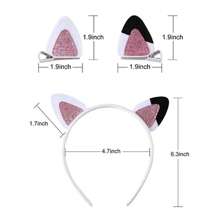 Gabby Dollhouse Headband Hairpin Girls Cartoon Cute Headdress Children Anime Headwear Halloween Cosplay Accessories Kids Gifts