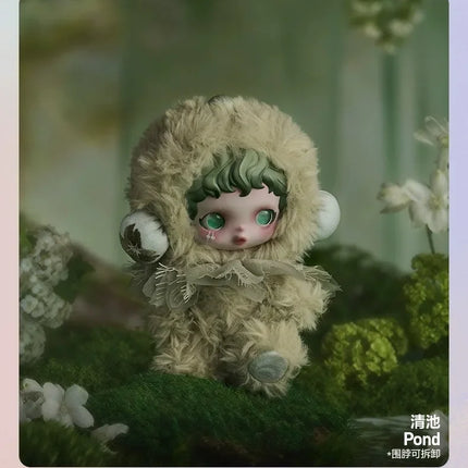 2025 Original Skullpanda Light Weaving Garden Series SP Vinyl Face Plush pendent doll blind box Mystery Box Collection Toys Gift