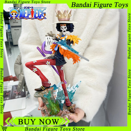 ONE PIECE Figures Brook King of Souls Musician Action Figure Two Years Later Meteor Burukku Anime Figurine Pvc Model Statue Toy