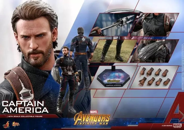 Genuine Hot Toys Steve Rogers Action Figure 1/6 Avengers Captain America Anime Figure HT MMS480 Statue Deluxe Edition Model Toys