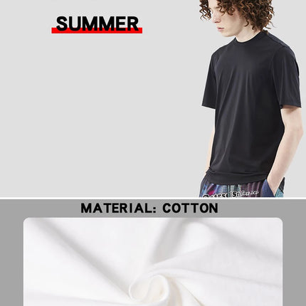 Not Fast Not Furious Kawaii Sloth Print Clothing Men Street Oversized T Shirts Breathable Cotton Streetwear Creativity T-Shirt