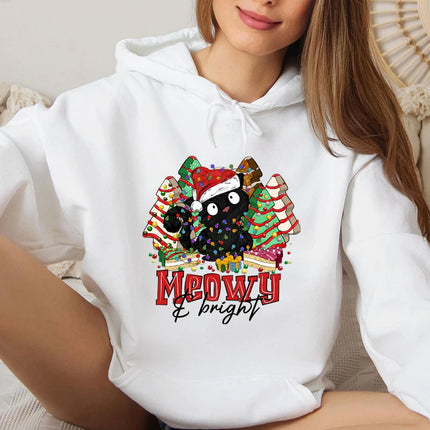 Spooky Vibes Halloween Ghost Hoodie Winter Warm Long Sleeve Hoodies Women Sweatshirt Harajuku Cartoon Sudaderas Unisex Hoody