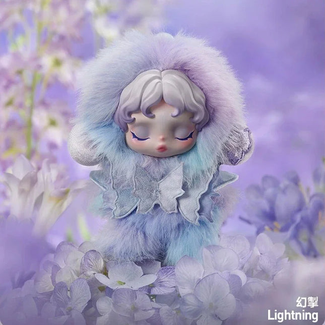 2025 Original Skullpanda Light Weaving Garden Series SP Vinyl Face Plush pendent doll blind box Mystery Box Collection Toys Gift