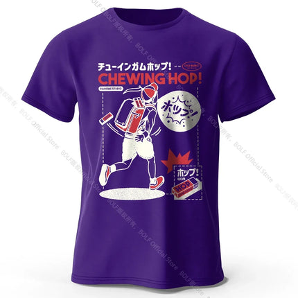 Japanese Snacks Hand-drawn Print T-shirt - Kawaii Food Illustration Design for Men Women Soft Cotton Top