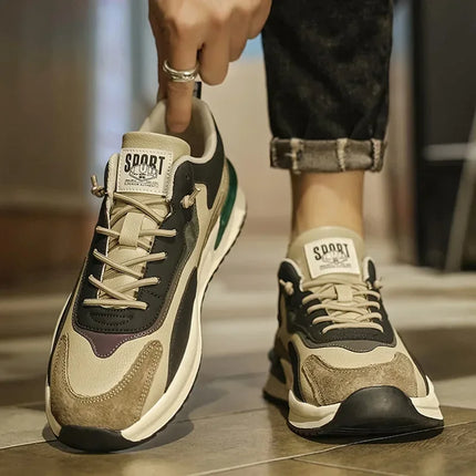 Vielseitige Herren-Sneakers mit weicher Unterseite, trendige Schuhe, verschleißfest, vulkanisiert, Herrenschuhe