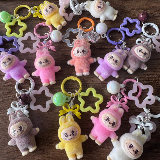 Cartoon 3.0 Labu Keychain Backpack Keyring Pendant Couple Pendant Students High Quality Key Ring Festivel Gifts