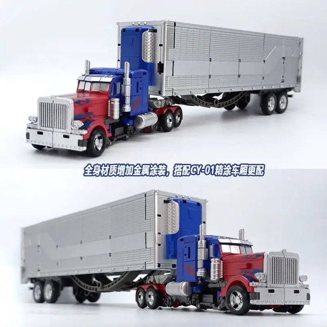 Transformation Toy Baiwei Optimus Commander Robot TW1022 Trailers Model CY01 Tactical Container TW1122 Action Deformation Figure