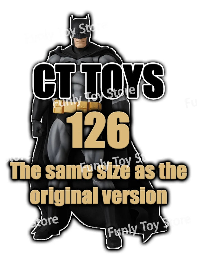 Hot New Ct Toys Batman Mafex 126 Dc Bat Man Figure Shf Anime Action Figure Figurine Statue Model Customized Gifts Kids Toys
