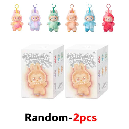 High quality canvas 3.0 generation front high-energy macaron vinyl face trendy plush toy blind box toy