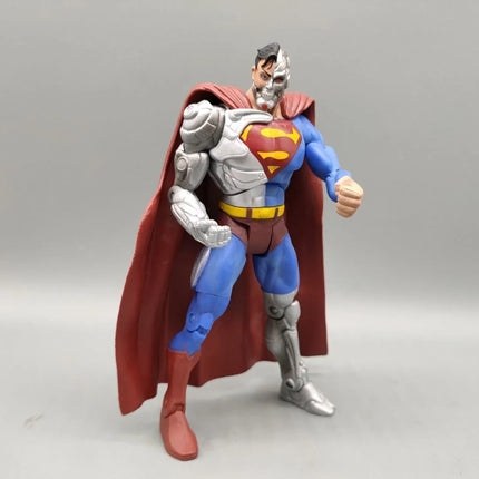 Superman 18cm Action Figure Doll Toys Model Garage Kit Cyber Superman McFarlan Toys Dark Knight Superman