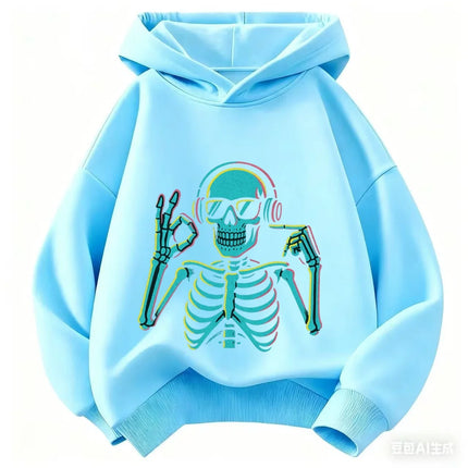 Unisex Cute Six Seven Hoodie, Crew Neck Hoodies for Boys and Girls, Children's Clothing, Funny Brainrot 67 Sweatshirts