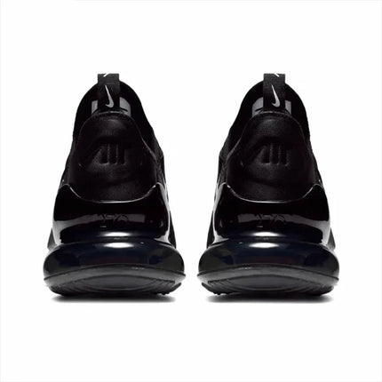 Nike Air Max 270 "Throwback Future" Men Women Running Shoes Comfortable Non-slip Wear Low Top Casual Running Shoes Black Blue