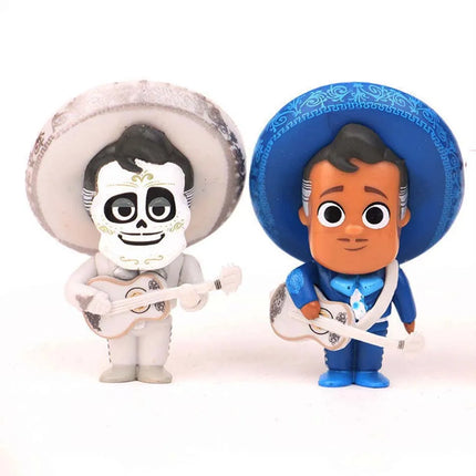 8pcs/set Movie Pixars COCO Cute Character Figure Model Toys