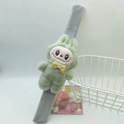 labubu Cute Plush Pop Ring Bracelet Cartoon Labubu Doll Girlfriend Couple Bracelet Creative Gift for Women