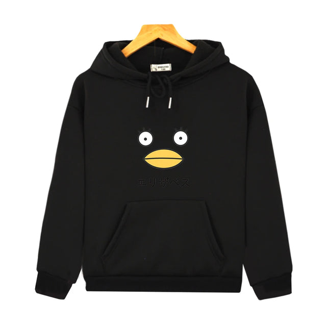 Elizabeth Gintama Duck Pullover Kawaii Hoodies for Teen Girls Yellow Sweatshirt Kids Baby Boys Clothes Children Costume Outfits
