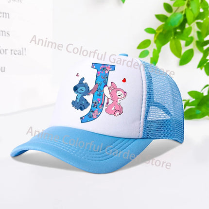 Disney Stitch Parent-child Baseball Cap Anime Cartoon Fashion Peaked Cap Men Women Kids Summer Sunscreen Shading Hat mesh Hats