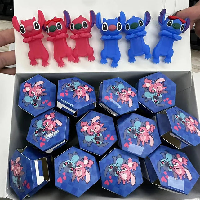 12pcs Disney Stitch Blind Box Surprise Blind Box Cute Anime Figures Model Doll Toys Surprise Box Toy Kawaii Kid Toys
