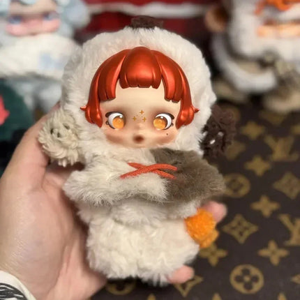 Genuine SKULLPANDA Winter Music Theme Blind Box Set Soft Vinyl Plush Figure Kawaii Surprise Collectible Gift for Teens Adults