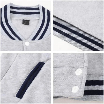 FBI Print Baseball Jacket Man Clothing Women Streetwear Fleece Bomber Jackets for Kids Coats Winter Jacket Men
