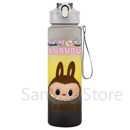 750Ml Cartoon Printed Large Capacity Water Bottle Teenger Student Drinking Portable Cartoon Outdoor Sport Water Cup Kid Gift