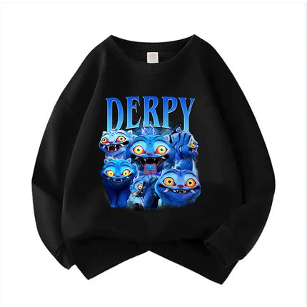 Crew Neck Kid Hoodie Movie Unisex Hoodies Manga Kids Kpop Demon Hunters Children's Sweatshirt Cute Tiger Hoody for Boys Girls