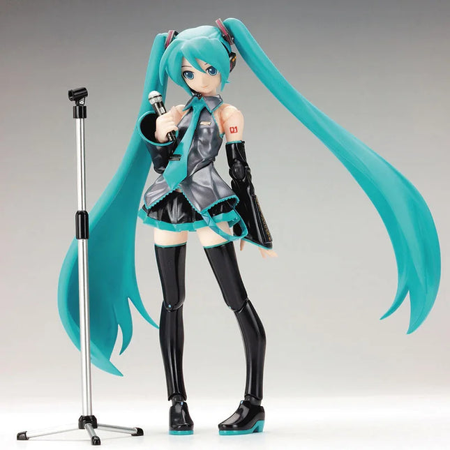 14cm Anime Hatsune Miku Figma 014 Joint Movable Face Change Boxed Doll PVC Action Figure Decoration Model Toys Kids Girls Gift