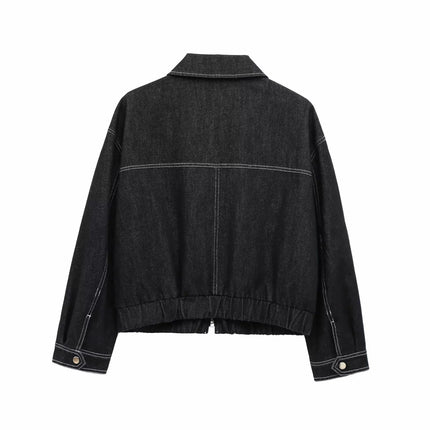 Denim Long Pants Sets Women 2 Pieces 2025 New Fashion Denim Jacket Coat Women Suit Casual Set Womens Outfits