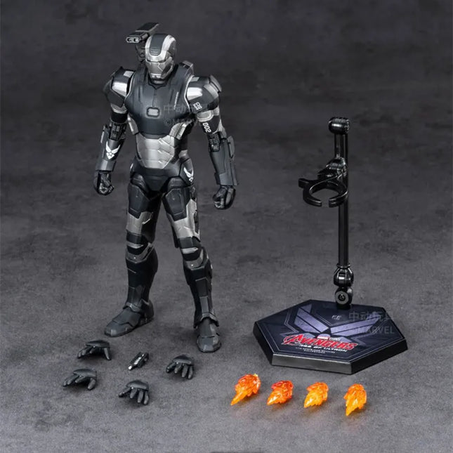 ZD Marvel Toys 1:10 James Rhodes robot model new war machine 2.0 MK2 Mark2 Action Figure Model Collect