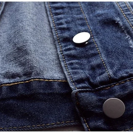 2025 Spring Women’s Denim Jacket Long Sleeve Overcoat Loose Denim Coat Button Outwear Jeans Jackets