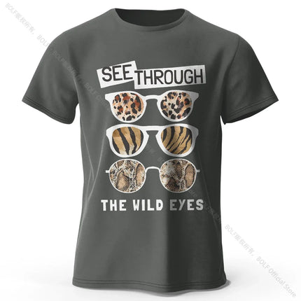 Trendy Cotton Printed T-Shirt for Men & Women, Cartoon Graphic Tee with Soft Fabric, Casual Summer Streetwear