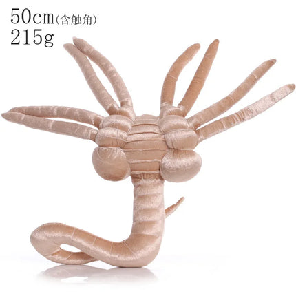In Stock Alien Xenomorph Plush Toy Cartoon Soft 50cm Facehugger Stuffed Doll Toy 115cm Chestburster Plushies Birthday Gift