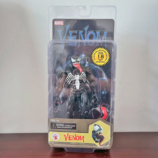Venom Spider Action Figure Long Tongue Venom Carnage Joints Moveable Movie Superhero Toy Model For Children Gifts
