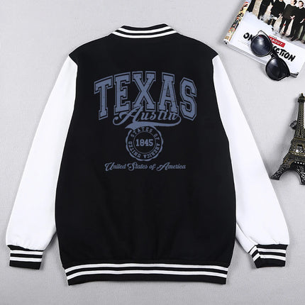 Short Miami Holiday City Letter Printing Man Jackets Moto & Biker Streetwear Loose Baseball Jersey S-5Xl Clothing