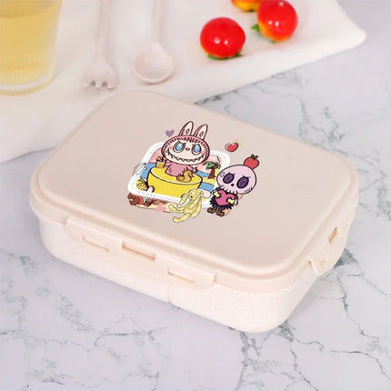 Lunch Bag Cartoon Crystal Sticker Warming Box Portable Outdoor Picnic Food Storage Bags Large Capacity Bento Boxs Gifts
